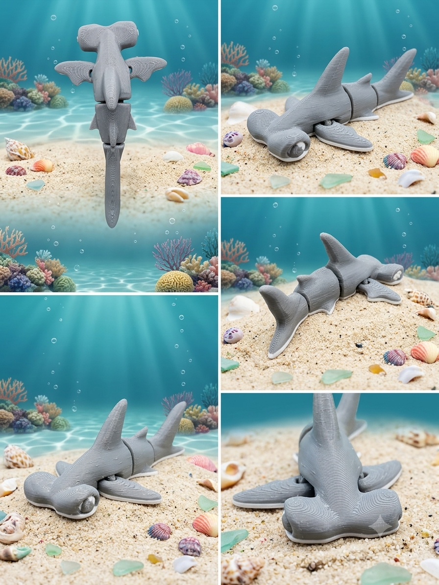 Articulated Hammerhead Shark